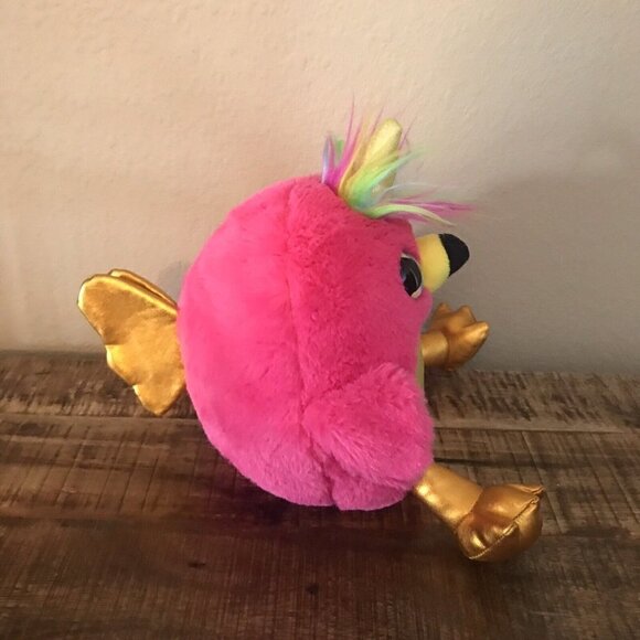 Bird Unicorn Plush Stuffed Animal Pink Yellow Heart 10 Inch Toy Valentine Easter - Picture 4 of 7